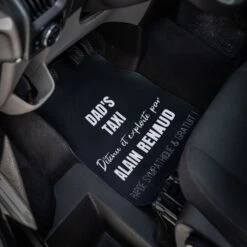 Tapis Voiture Personnalisé Avec 5 Lignes