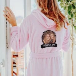 Peignoir Personnalisé Avec Photo Et Texte