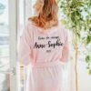 Peignoir Personnalisé Avec Nom