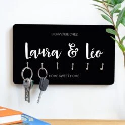 Porte-clés Mural Personnalisé Avec Nom