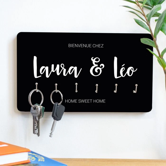 Porte-clés Mural Personnalisé Avec Nom 3 Porte-clés Mural Personnalisé Avec Nom