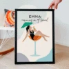 Poster Personnalisé Verre à Cocktail - Illustration -Cadeau Personnalisé Soldes cocktail poster 1200x1200px all 1