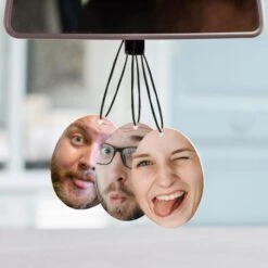 Désodorisant Voiture Personnalisé Avec Visage