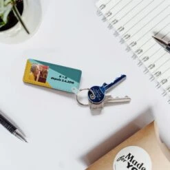 Porte-clés Personnalisé Avec Photo Et Texte