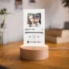 Lampe LED Personnalisée Avec Photo Et Titre De Chanson -Cadeau Personnalisé Soldes led glas f05 c spotify 01 1