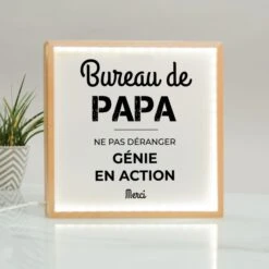 Light Box Cadre Lumineux Personnalisé Avec 6 Lignes