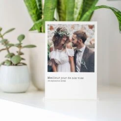 Cadre Acrylique Personnalisé Design Polaroïd
