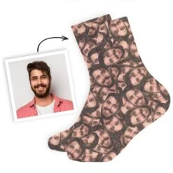 Chaussettes Personnalisées Visage