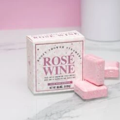 Bombes De Douche Façon Spa Aux Senteurs D’alcool - Rosé Wine
