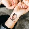 Lot De 6 Tatouages Personnalisés Avec Visage Et Texte -Cadeau Personnalisé Soldes tattoo folie jannis