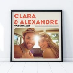 Poster Personnalisé - Pochette Vinyle