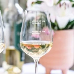 Verre à Vin Personnalisé Avec Nom