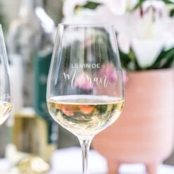 Verre à Vin Personnalisé Avec Texte