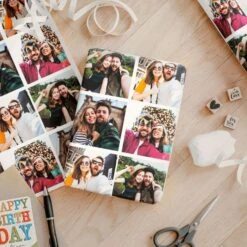 Papier Cadeau Personnalisé Avec Photos